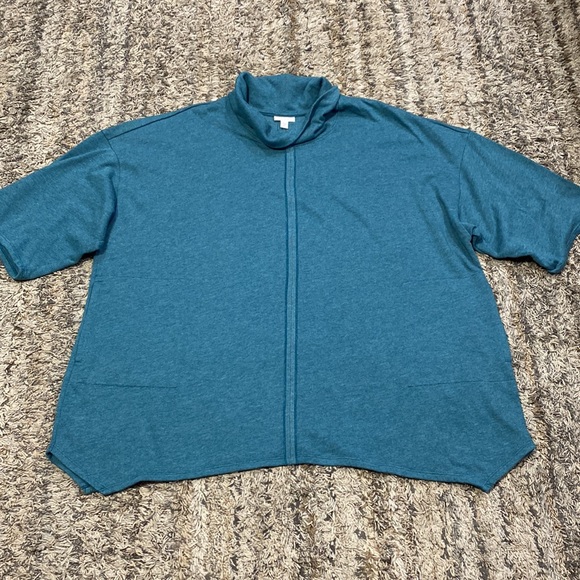 Pure J Jill turtleneck drop shoulder oversize top size 2X - Picture 7 of 9